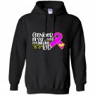 Neuroblastoma cancer messed with the wrong kid purple Hoodie