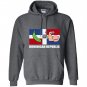 Platano dominican republic flag glass emoji face Hoodie