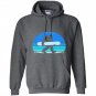 Retro snowboard yeti snowboarding Hoodie