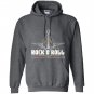 Rock and roll vintage rocknroll music guitar gift Hoodie