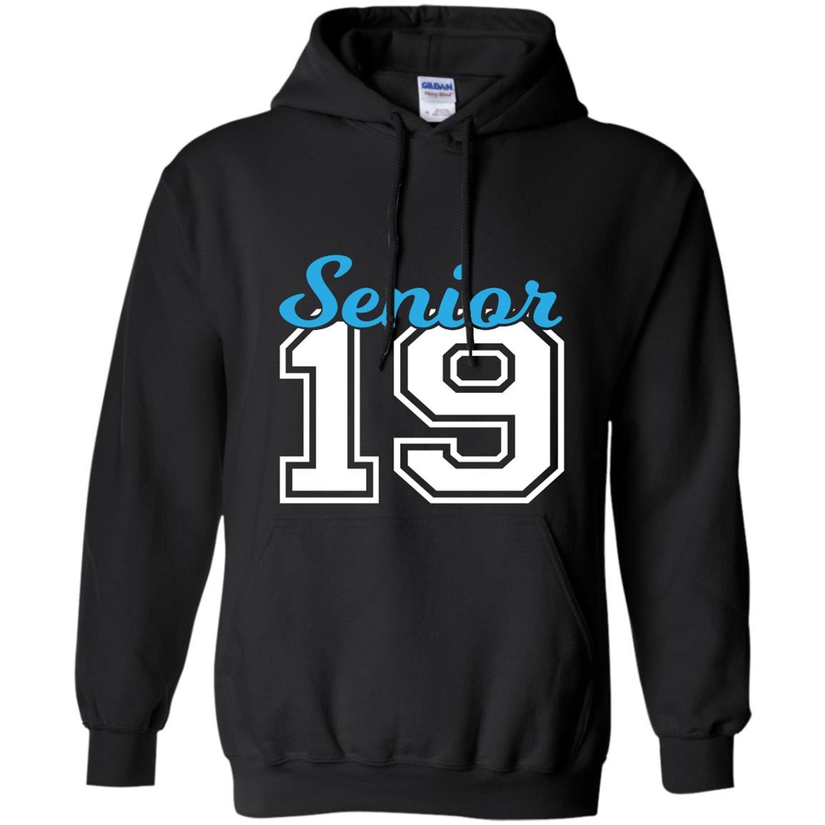 Senior class of 2019 blue jersey style Hoodie
