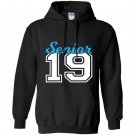 Senior class of 2019 blue jersey style Hoodie