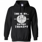 Shooting is my group therapy gun support funny Hoodie