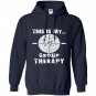 Shooting is my group therapy gun support funny Hoodie