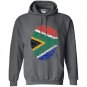 South africa dna flag thumb fingerprint roots proud Hoodie