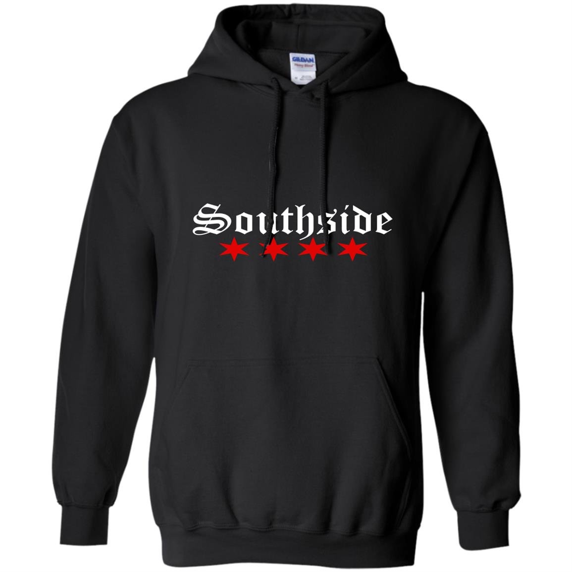Southside with chicago flag stars southside pride Hoodie