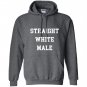 Straight white male alt right anti antifa Hoodie