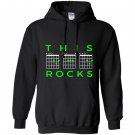 This dad rocks guitar chords fathers day Hoodie