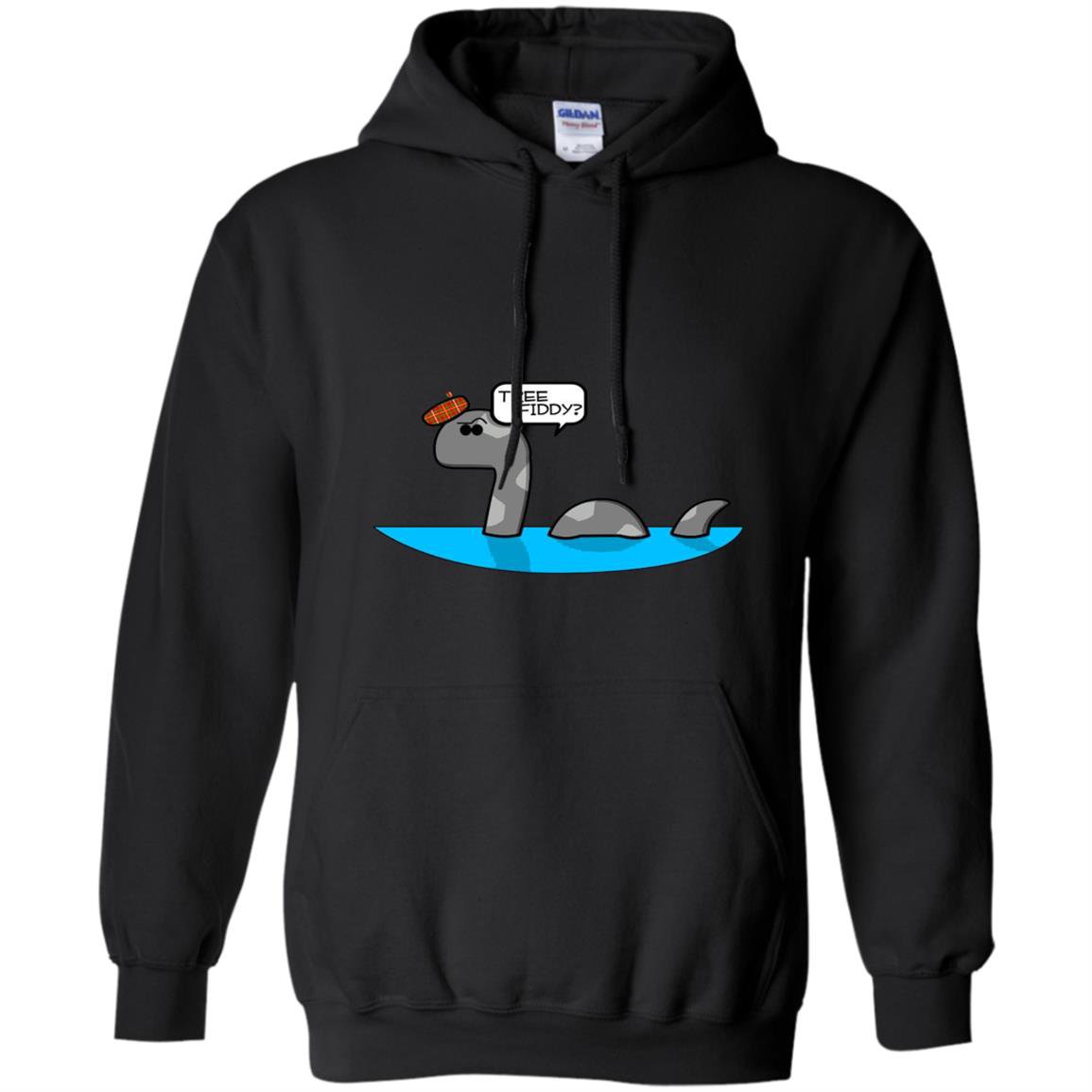 Tree fiddy funny loch ness monster nessie Hoodie