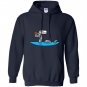Tree fiddy funny loch ness monster nessie Hoodie