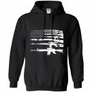 Usa guns weapons flag rifles stripes armed america Hoodie