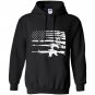 Usa guns weapons flag rifles stripes armed america Hoodie