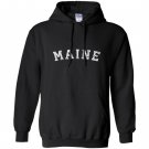 Vintage maine old retro maine sports Hoodie