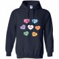 Valentines conversation hearts Hoodie