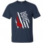 American by birth christian by faith veteran T-shirt