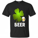 Beer lucky leaf happy st patricks day T-shirt