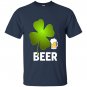 Beer lucky leaf happy st patricks day T-shirt