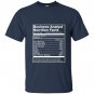 Business analyst nutrition facts funny T-shirt