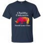 Chubby unicorns need love too watercolor distressed T-shirt