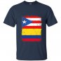 Colombian puerto rican flag vintage colombia rico T-shirt
