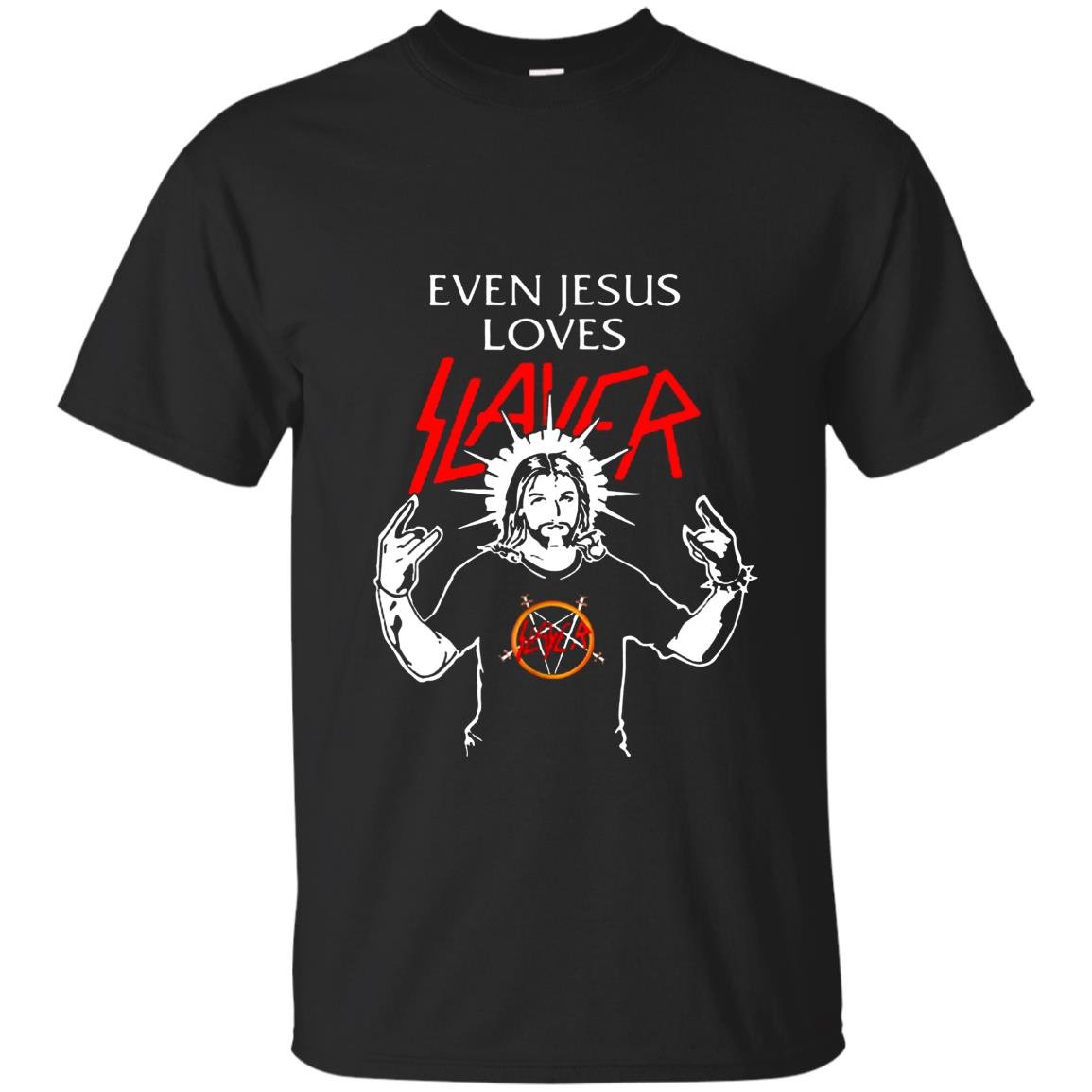 Even jesus loves slayer christian T-shirt