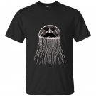 Funny jellyfish with mustache and sunglasses T-shirt