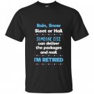 Funny retired postal worker mailman T-shirt