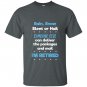 Funny retired postal worker mailman T-shirt