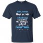 Funny retired postal worker mailman T-shirt