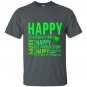 Happy st patricks day green lucky leaf T-shirt