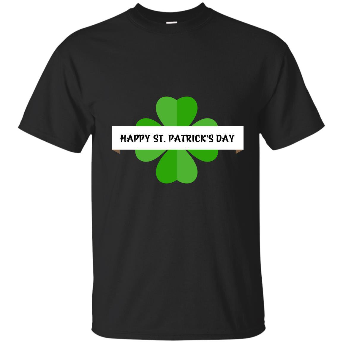 Happy st patricks day lucky leaf iris T-shirt