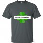 Happy st patricks day lucky leaf iris T-shirt