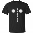 Headlights with road markings funny halloween costume T-shirt