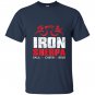 Iron sherpa tri sherpa triathlon haul cheer beer T-shirt