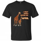 I spent march waiting for april the giraffe funny T-shirt