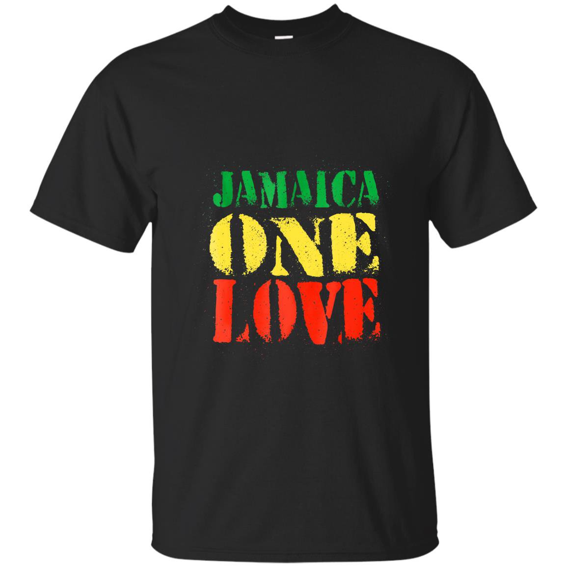 Jamaica one love rasta colors reggae T-shirt