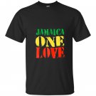 Jamaica one love rasta colors reggae T-shirt