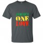 Jamaica one love rasta colors reggae T-shirt