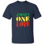 Jamaica one love rasta colors reggae T-shirt