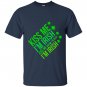 Kiss me im irish lucky leaf patricks day T-shirt