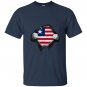 Liberia flag pullover liberian flag hands T-shirt