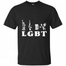 Liberty guns beer trump lgbt trump T-shirt