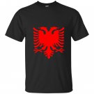 Loo show albanian flag eagle T-shirt