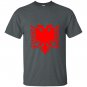 Loo show albanian flag eagle T-shirt