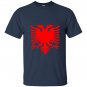 Loo show albanian flag eagle T-shirt