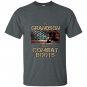 My grandson wears combat boots T-shirt