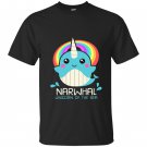 Narwhal unicorn of the sea funny kawaii whale cute T-shirt