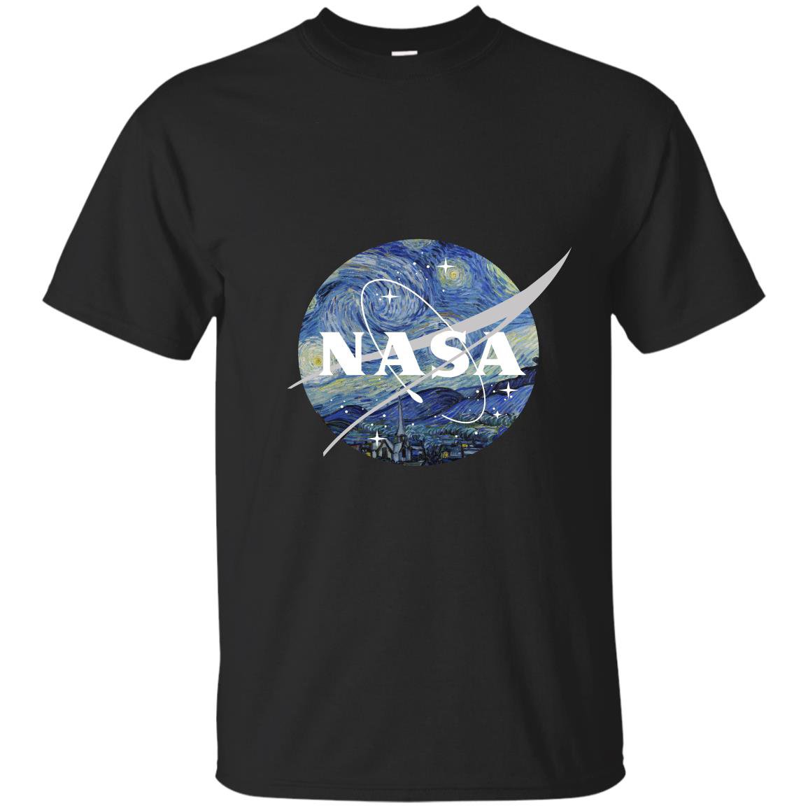 Nasa starry night classic chevron logo graphic T-shirt