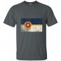 New tulsa flag vintage style distressed T-shirt