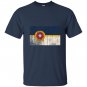 New tulsa flag vintage style distressed T-shirt